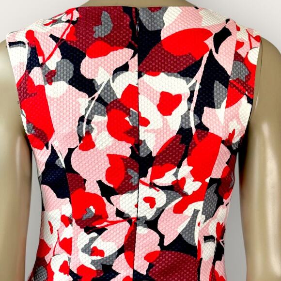 The Limited Sleeveless Floral Sheath Dress Lined Textured Size 2 Multicolor - Picture 9 of 16